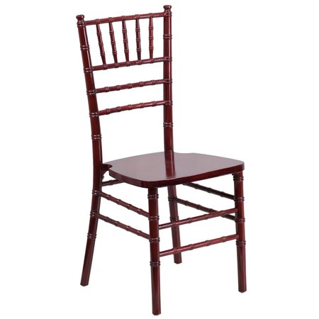 Flash Furniture Chiavari Chair, 18"L36-1/4"H, HerculesSeries XS-MAHOGANY-GG