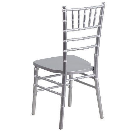 Flash Furniture Chiavari Chair, 18"L36-1/4"H, HerculesSeries XS-SILVER-GG