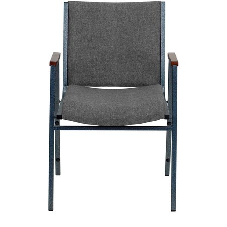 Flash Furniture Fabric Stack Armchair, Gray XU-60154-GY-GG