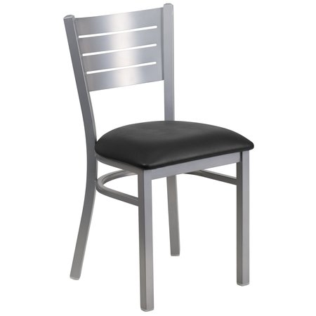 Flash Furniture Restaurant Chair, 19"L33-/2"H, HerculesSeries XU-DG-60401-BLKV-GG