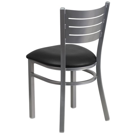 Flash Furniture Restaurant Chair, 19"L33-/2"H, HerculesSeries XU-DG-60401-BLKV-GG