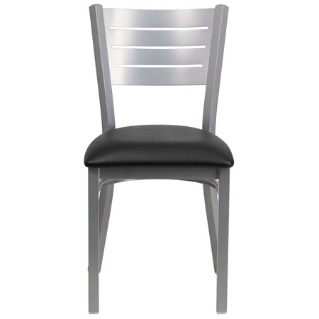 Flash Furniture Restaurant Chair, 19"L33-/2"H, HerculesSeries XU-DG-60401-BLKV-GG