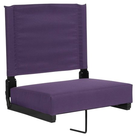 Flash Furniture Dark Purple Stadium Chair XU-STA-DKPUR-GG