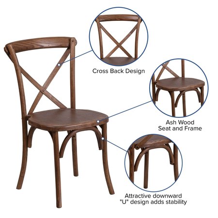 Flash Furniture Chair, 23-1/4"L35"H, HerculesSeries XU-X-PEC-GG