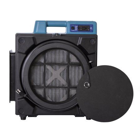Xpower 2/3 HP, 750 CFM, 4.5 Amps, Variable Speed HEPA Air Scrubber with Built-In GFCI Power Outlets and 3-Stage Filter System X-4700A