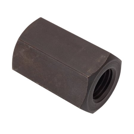 Ampg Coupling Nut, #1-8, Steel, Black Oxide, 2-1/2 in Lg, 1-5/8 in Hex Wd Z0090