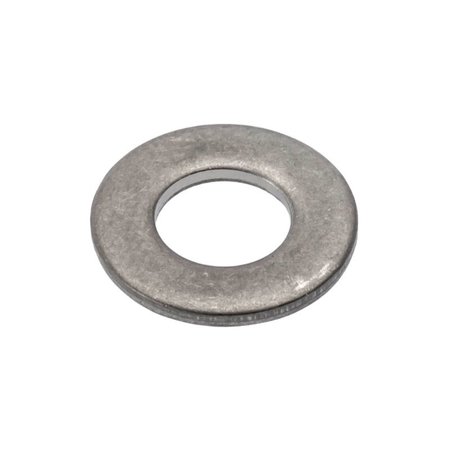 Zoro Select Flat Washer, Fits Bolt Size #12 , 18-8 Stainless Steel Plain Finish, 100 PK Z0542-188