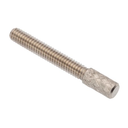 Zoro Select Thumb Screw, #8-32 Thread Size, Round, Plain 18-8 Stainless Steel, 1/2 in Head Ht, 1/2 in Lg Z0764