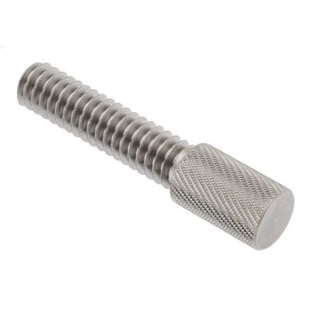 Zoro Select Thumb Screw, 1/4"-20 Thread Size, Round, Plain 18-8 Stainless Steel, 1/2 in Head Ht, 1 in Lg Z0782