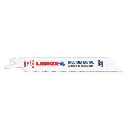 LENOX Recip Saw Blade, TPI 18, 25 UNT, PK4 20529B618R