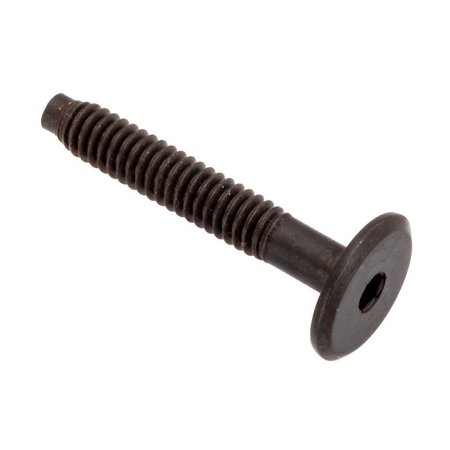 AMPG 1/4"-20 x 40 mm Hex Extra Wide Machine Screw, Black Oxide Steel Z4483-BX