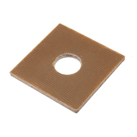 AMPG Square Washer, Fits Bolt Size 3/4 in Fiberglass, Plain Finish Z8368