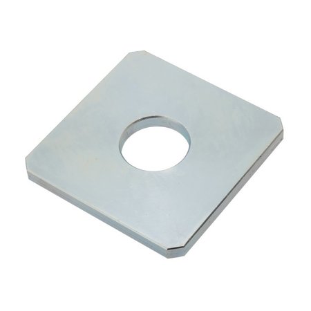 AMPG Square Washer, Fits Bolt Size 7/8 in Steel, Zinc Plated Finish Z8706-ZN