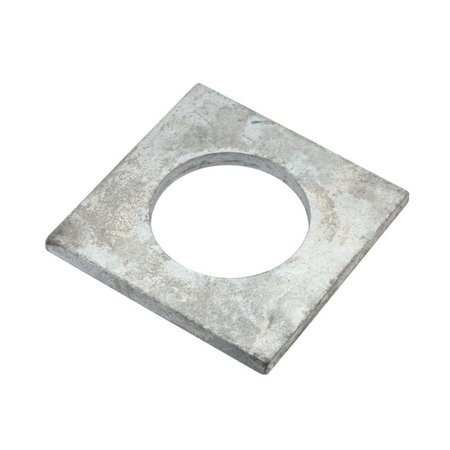 AMPG Square Washer, Fits Bolt Size 1-3/4 in Steel, Galvanized Finish Z8879G