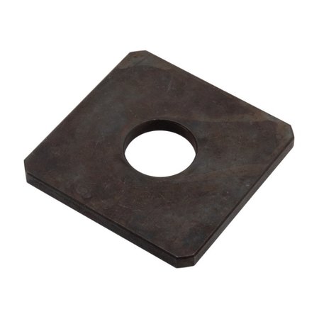 AMPG Square Washer, Fits Bolt Size 1 in Steel, Black Oxide Finish Z8884H