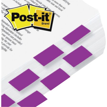 Post-It Sticky Flags, 1 x 1-3/4 In., Purple, PK2 680-PU2