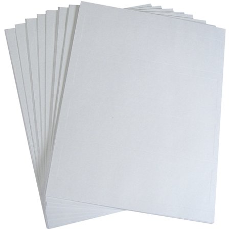 C-Line Products White Name Tent Cardstock, PK100 87587