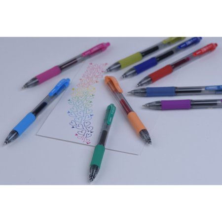 Zebra Pen Pen, Gel, Sarasa, Rt, 1.0Mm, Bk, PK12 46610