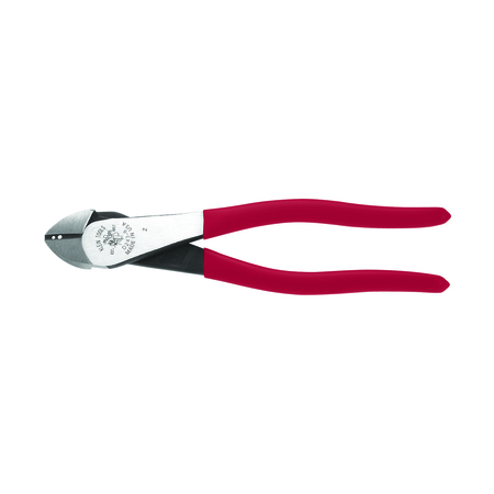 Klein Tools Diagonal Cutting Pliers, High-Leverage, Stripping, 8-Inch D243-8