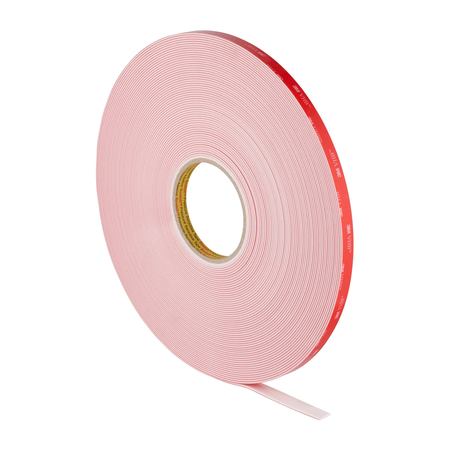 3M VHBTape LSE-160WF, White 1/2"x3, PK18 LSE-160WF