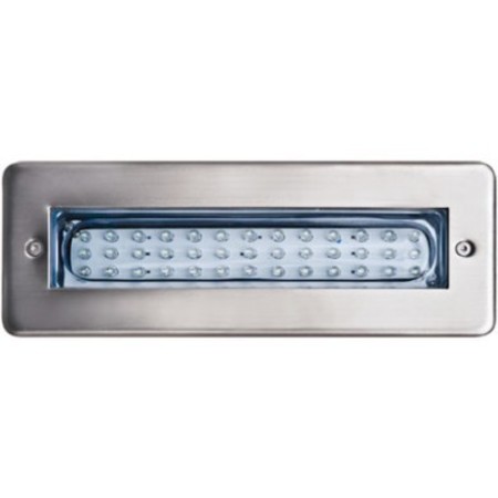 DABMAR LIGHTING Wall Lght, LED21, SS316 LED, Brick Step LV-LED21-SS316/W