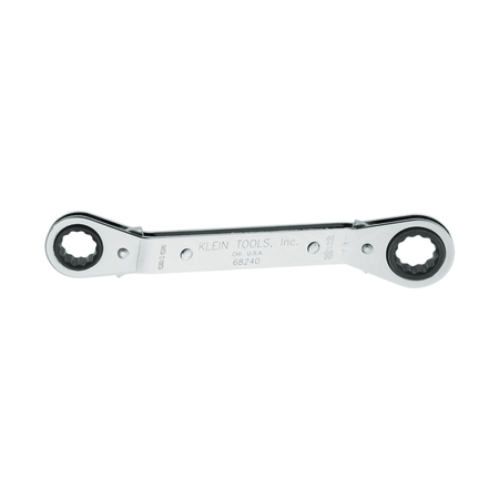 KLEIN TOOLS Reversible Ratcheting Box Wrench, 5/8 x 11/16-Inch 68240