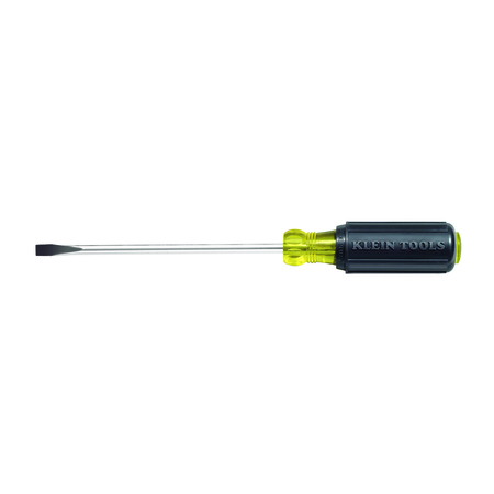 KLEIN TOOLS General Purpose Slotted Screwdriver 1/4 in Round 605-8