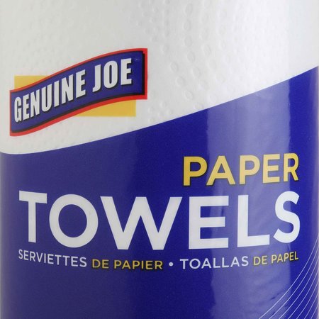 Genuine Joe Genuine Joe Perforated Roll Paper Towels, 2 Ply, 200 Sheets, White, 24 PK GJO24081