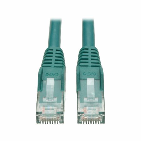 Tripp Lite Cat6 Cable, Snagless, Molded, Green, 5ft N201-005-GN