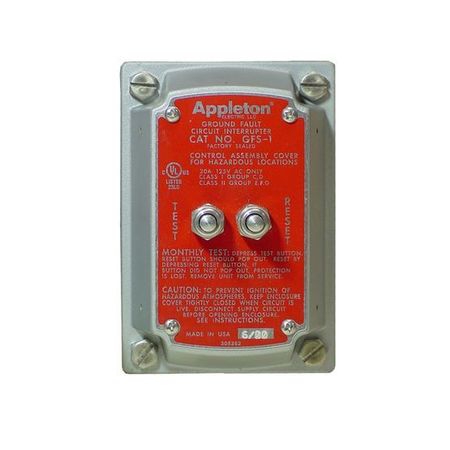 Appleton Electric 2W 3P 20A Hazardous Location Receptacle 120 VAC 5-20R ENRC11201