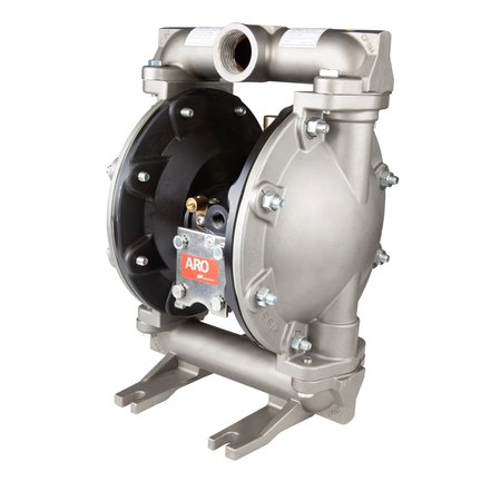 ARO Diaphragm Pump, 35Gpm, Ss/Steel Hardward, 3 666121-244-C