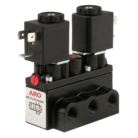 ARO Valve, 1/4" NPT Port, 12VDC A212SD-012-D