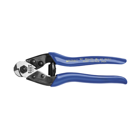 KLEIN TOOLS Heavy-Duty Cable Cutter, Blue, 7 1/2-Inches 63016
