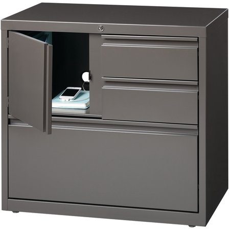 Lorell 30" W 3 Drawer Storage File, Medium Tone, A4/Legal/Letter 60934