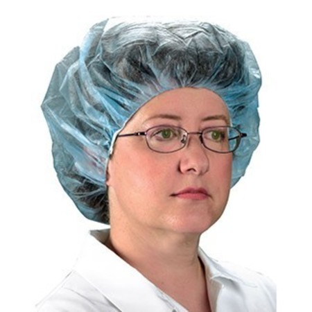 MEDEGEN MEDICAL PRODUCTS Bouffant Cap, 24", Blue, PK500 99907