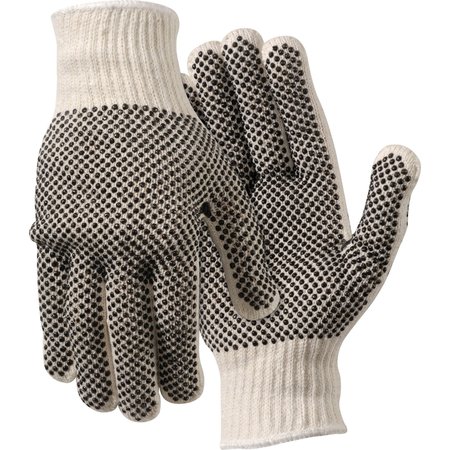 Mcr Safety Vinyl Disposable Gloves, Vinyl, L, White 9660LM