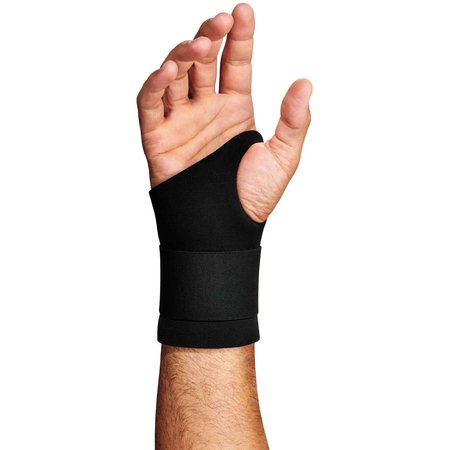 Ergodyne Black Ambidextrous Single Strap Wrist Su 670