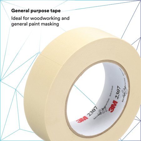 3M Masking Tape, Natural, 24mm x 55m, PK36 2307