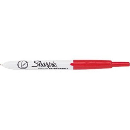 Sharpie Red Permanent Marker, Ultra Fine Tip, 12 PK 1735791