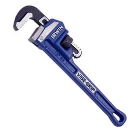 IRWIN 12" L 2" Cap. Cast Iron Pipe Wrench, 12in, Cast Iron 274106