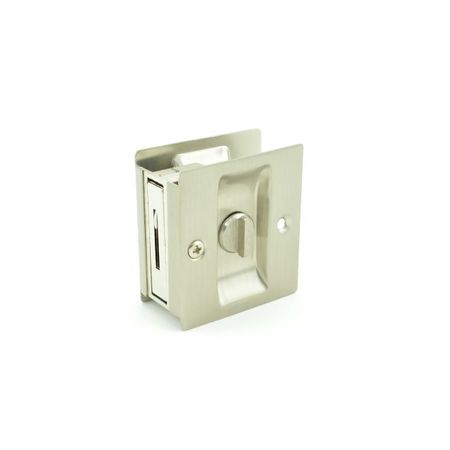 TRIMCO Privacy Pocket Door Lock Square Cutout for 1-3/8" Thick Door 1065.619