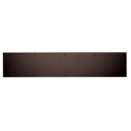 TRIMCO Mop Plate Dark Bronze Powder Coat 6"x34" 6X34.613