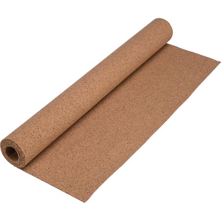 Lorell Natural Cork Rolls, Brown Cork Surface LLR84173