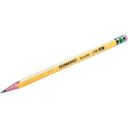 Ticonderoga Pencil, Tri-Write, #2Hb, 12Ct 13856