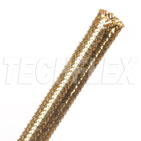 TECHFLEX Chrome XC, 1/2", Gold Mylar Sleeving CXN0.50GL