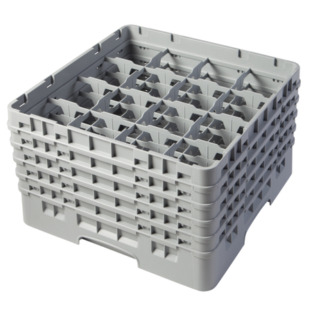 CAMBRO Glass Rack, 19.75" L, Gray EA16S958151