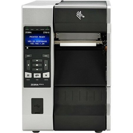 Zebra Technologies Industrial Printer, 300 dpi, ZT600 Series, Weight: 50 lb ZT61043-T110100Z
