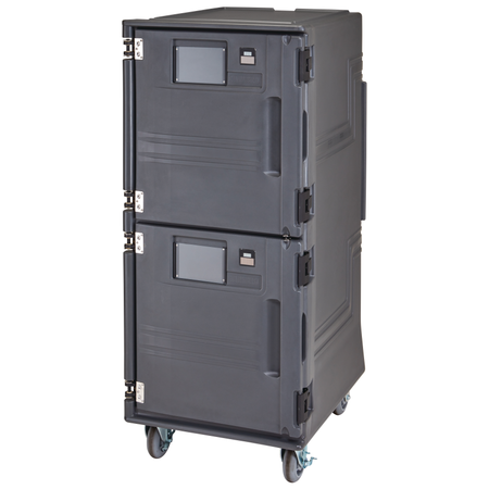 CAMBRO Food Transport Cart, Charcoal Gray EAPCUPH615