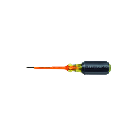 Klein Tools Insulated Slotted Screwdriver 3/32 in Round 607-3-INS
