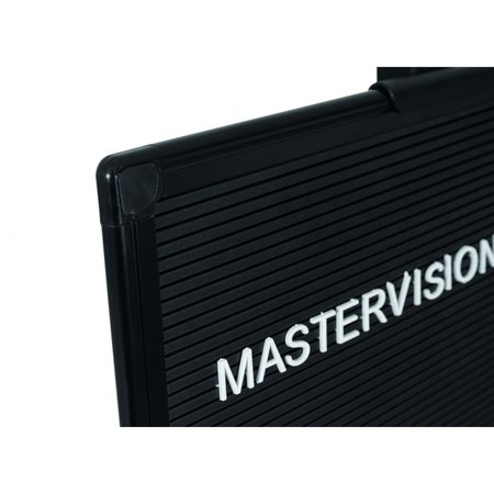 Mastervision Letter Board Stand 18"x24", Black, Aluminum Frame SUP1001